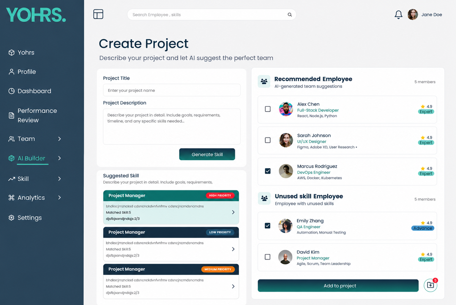 AI-assisted project planning